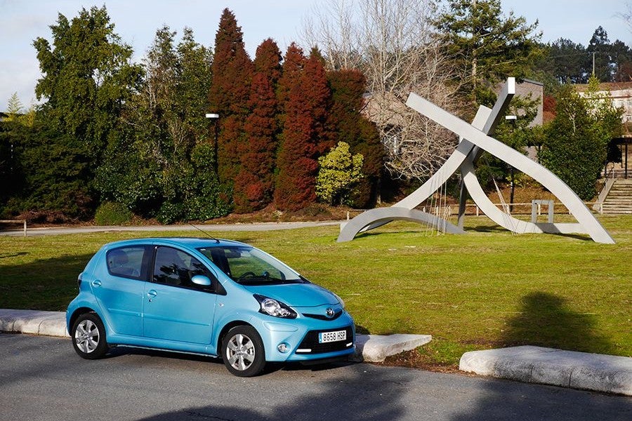 El Aygo es muy fácil de aparcar.