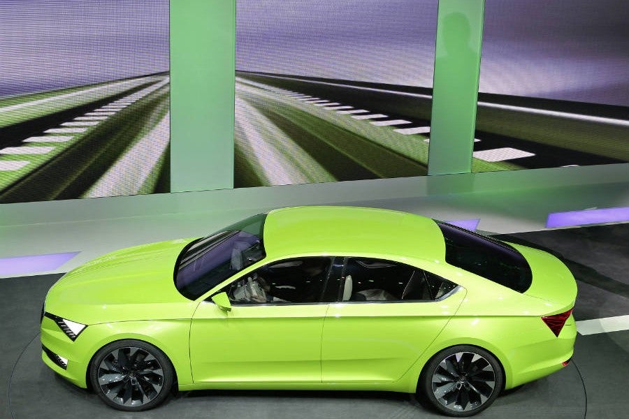 El Skoda VisionC es uno de los vehículos más llamativos del Salón de Ginebra.