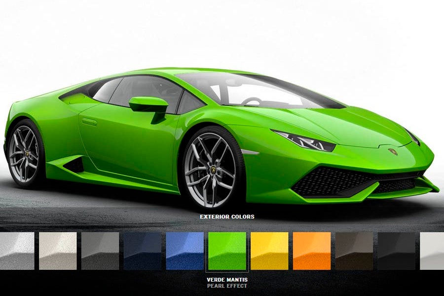 Más opciones de personalización de Lamborghini.