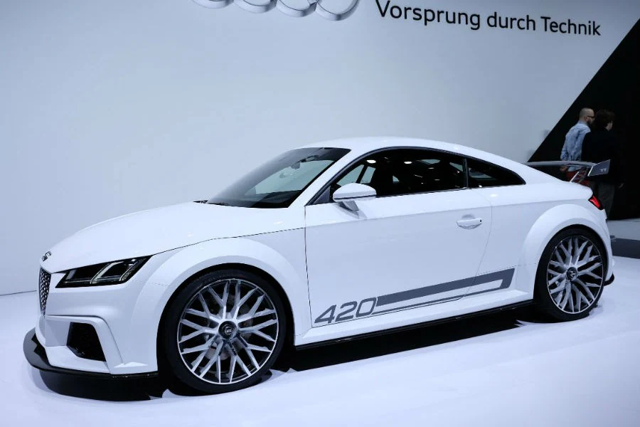 El Audi TT Quattro Sport Concept cuenta con un motor de 420 CV.
