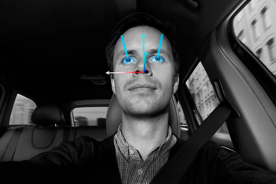 Las cámaras del coche detectan el movimiento de los ojos y la cadencia del parpadeo.