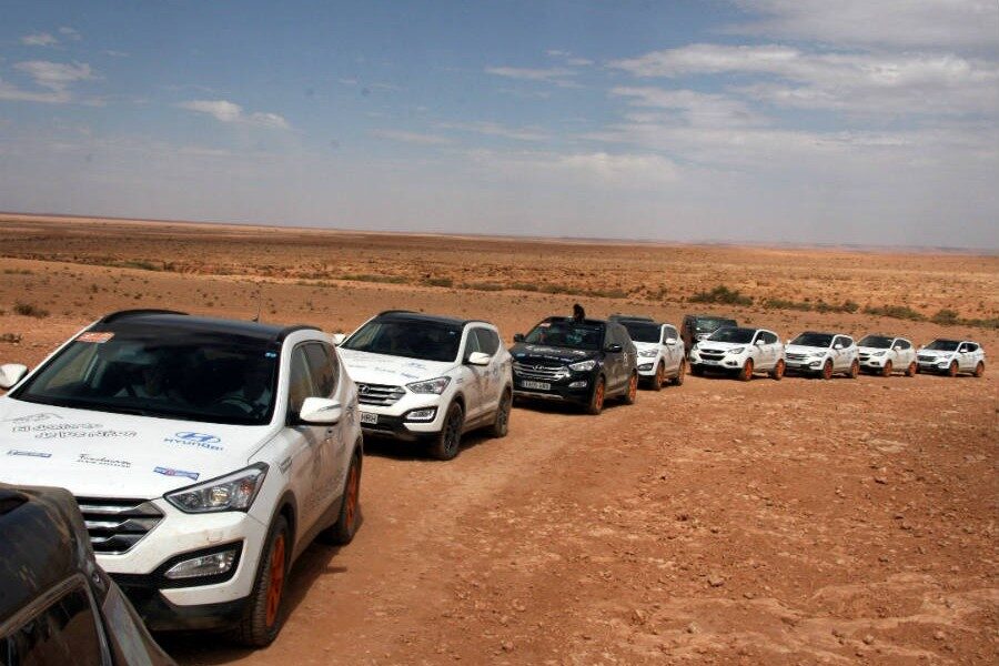 El despliegue de Hyundai en El Desierto de los Niños fue espectacular.