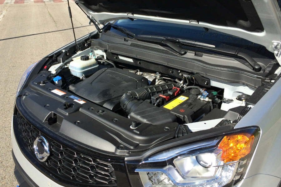 El motor del SsangYong Korando que hemos probado tiene fuerza suficiente para sacarnos de cualquier apuro.