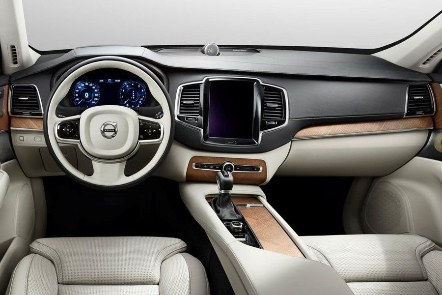 El interior del Volvo XC90, cuidado al detalle.