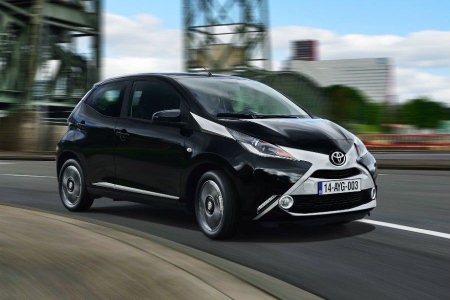 Las combinaciones de colores del nuevo Toyota Aygo son casi infinitas.
