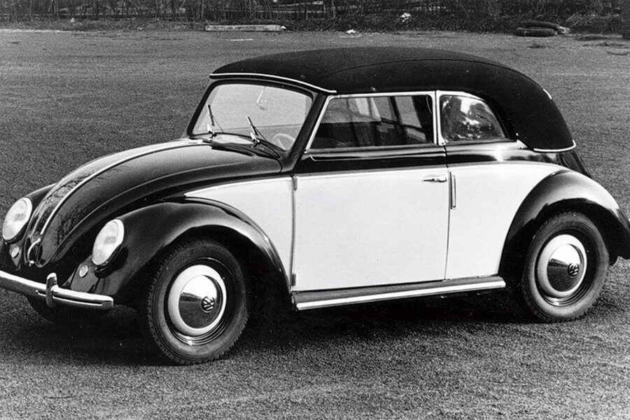 Así era el primer Beetle Karmann hace 65 años.