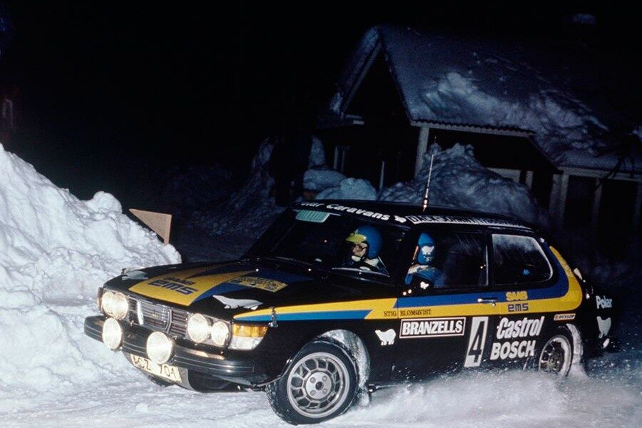 El Saab 99 Turbo fue el primer coche con este tecnología en ganar un rally del mundial.