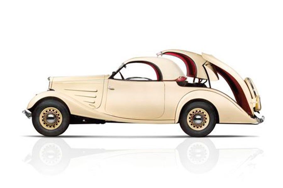 Peugeot 401 Eclipse, primer descapotable convertible.