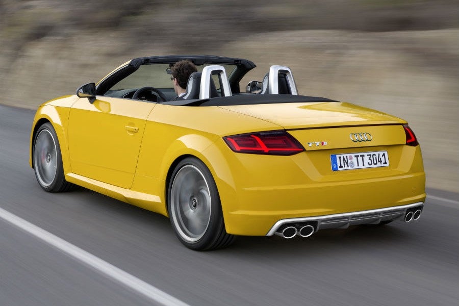 El Audi TTS Roadster presenta una serie de colores exclusivos para su carrocería.