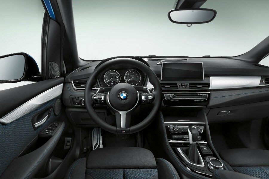 El interior del Serie 2 Active Tourer varía en algunos detalles respecto a los últimos modelos de BMW.