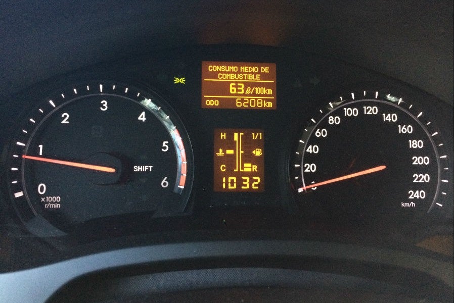 El gasto de combustible de esta versión del Toyota Avensis es más que aceptable.