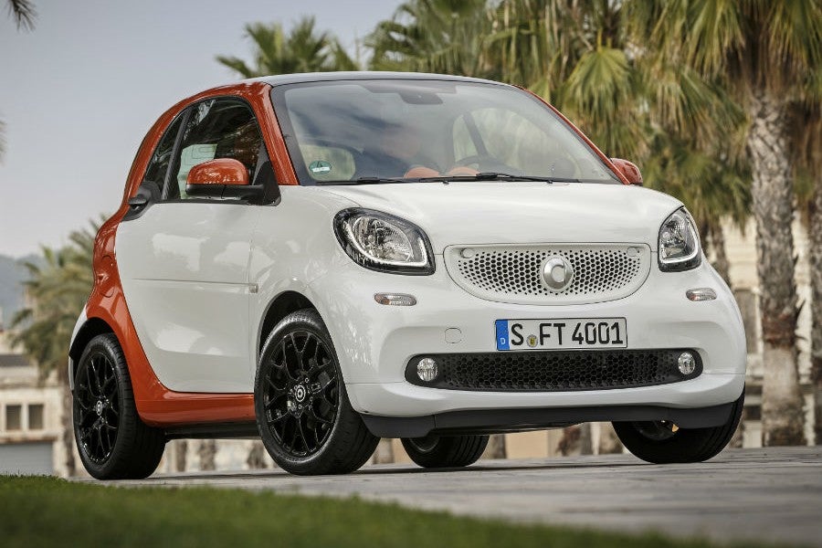 Con el motor turbo de 90 CV, el Smart ForTwo es un coche realmente divertido.