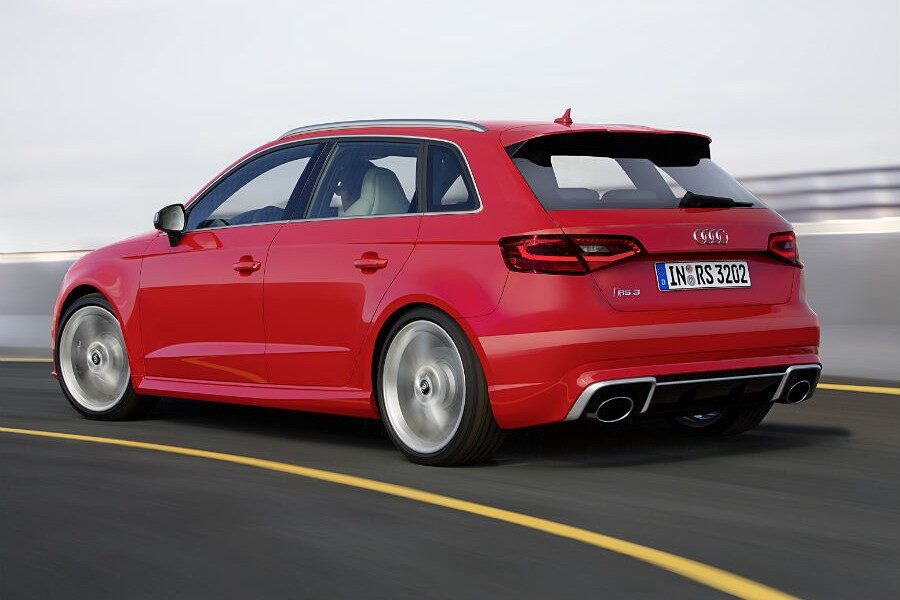 El Audi RS3 Sportback cuenta con el eficaz sistema de tracción quattro de la marca alemana.