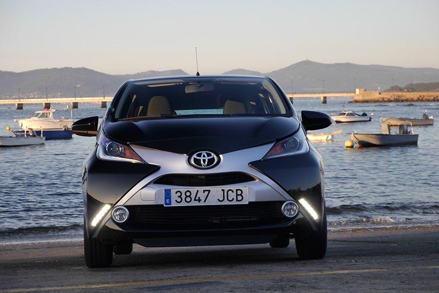 El frontal es la parte más llamativa del Aygo.