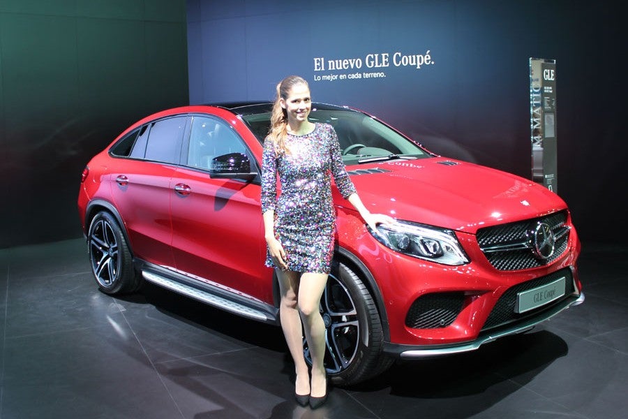 Mercedes GLE Coupé en el Salón de Barcelona 2015.