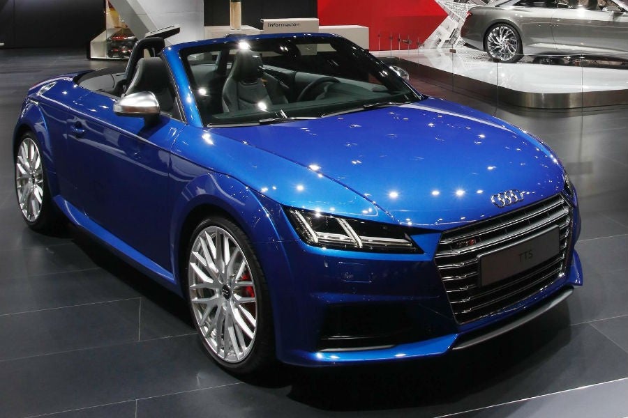 El Audi TT descapotable es otro de los protagonistas de la marca alemana en el Salón de Barcelona.