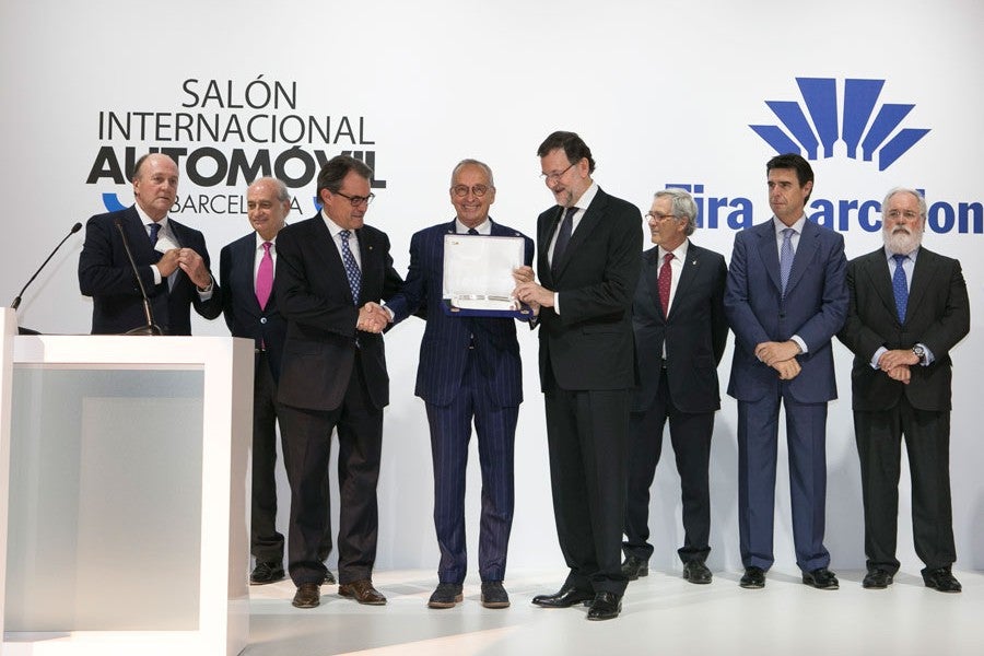 Walter de Silva ha recibido el reconocimiento del Salón de Barcelona a su trayectoria profesional.