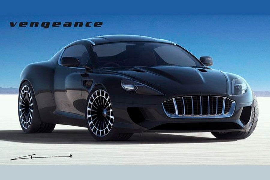 Kahn Design elimina todas las aristas del DB9, con formas más redondeadas y agresivas.