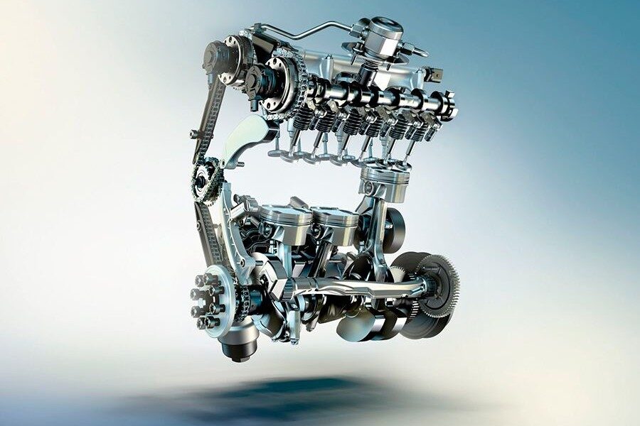El nuevo motor de 3 cilindros de gasolina es un prodigio tecnológico.