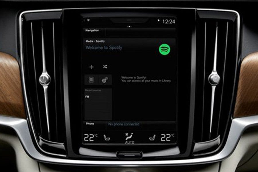 De momento, Spotify solo estará disponible en la Serie 90 de Volvo.