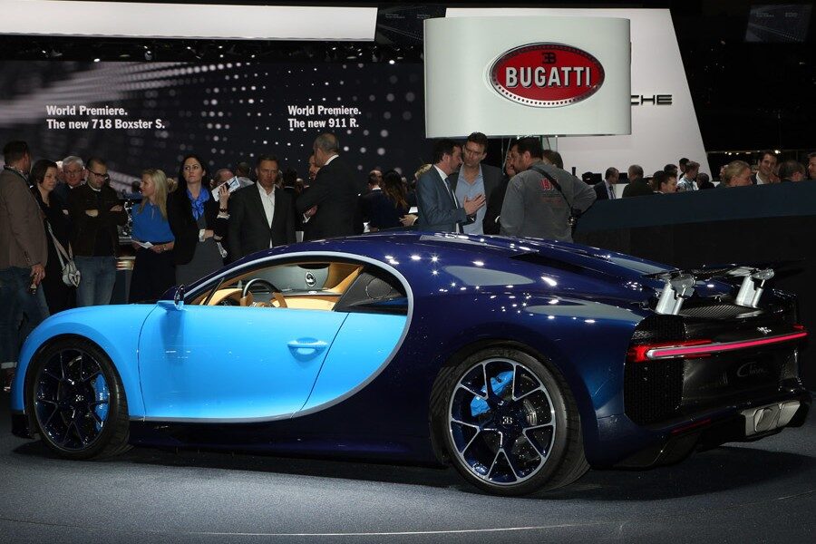 El nuevo Bugatti Chiron ha sido la estrella absoluta.