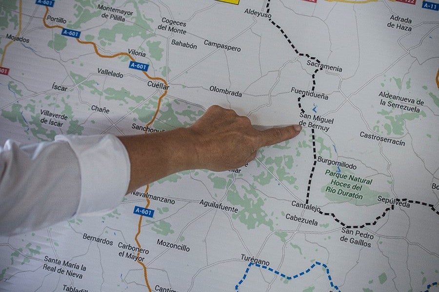 La ruta era complicada por los fuertes desniveles a superar.