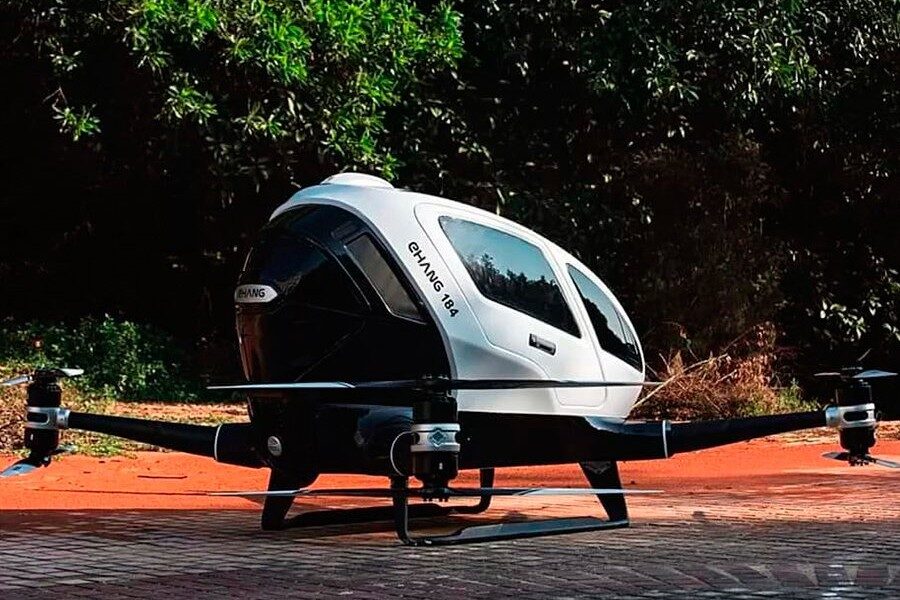 El Ehang 184 podría ser el primer drone taxi