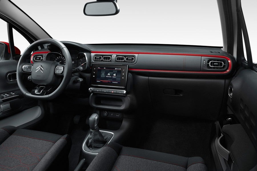 El salpicadero del nuevo CitroËn C3 está presidido por una gran pantalla.