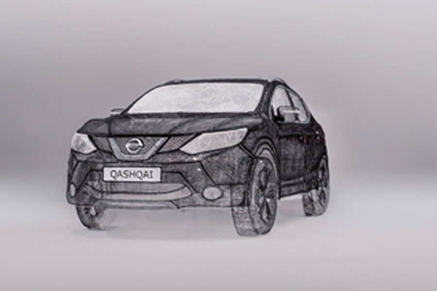 Nissan Qashqai Black Edition 3D.