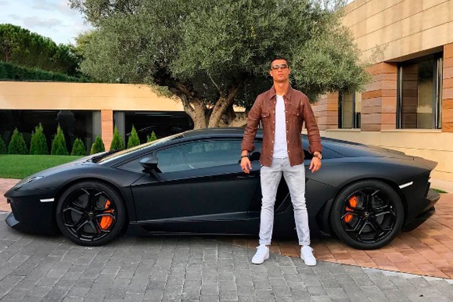 Cristiano Ronaldo es todo un amante de las cuatro ruedas.