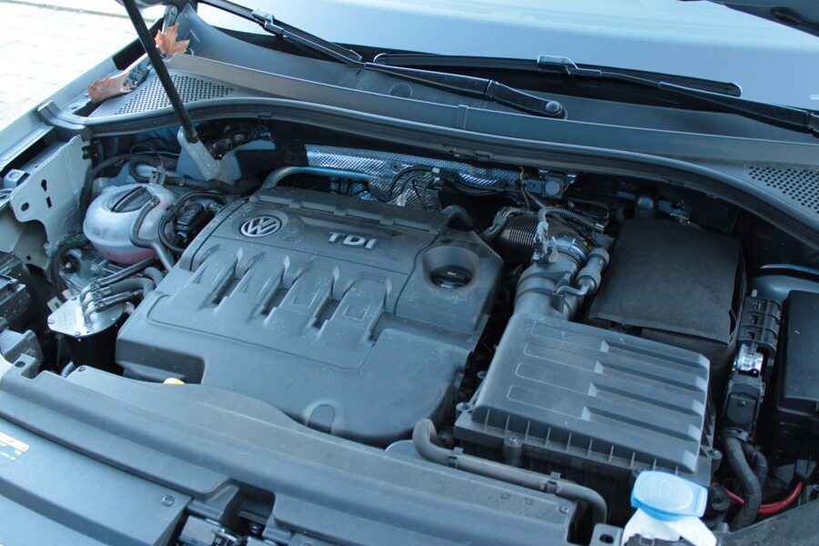 Todos los motores del VW Tiguan están colocados en posición transversal.
