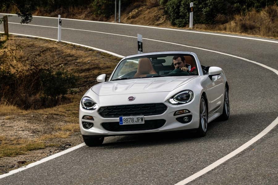 El Fiat 124 Spider es un coche utilizable en el día a día.
