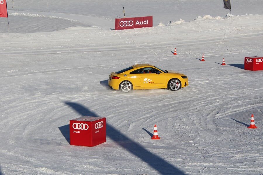 Audi Winter driving experience.