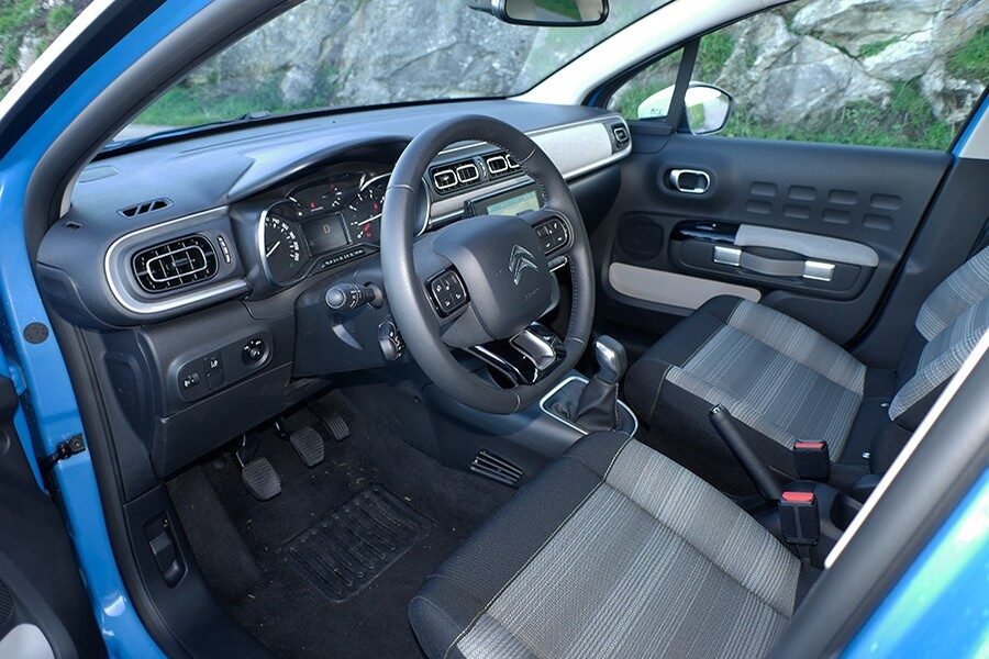 El diseño del interior del C3 es práctico y acogedor.