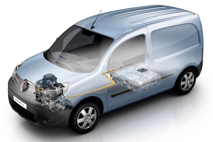 El Renault Kangoo ZE tiene una autonomía de 270 kilómetros.