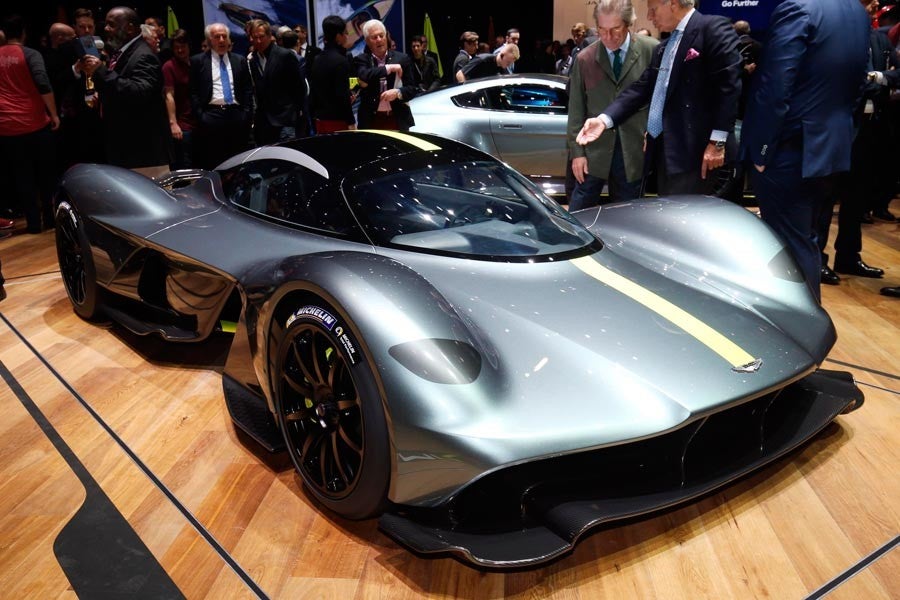 Aston Martin Valkyrie en Ginebra.