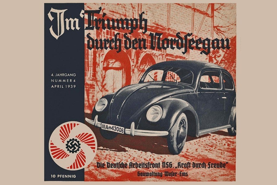 El nombre inicial para el VW era KdF Wagen.
