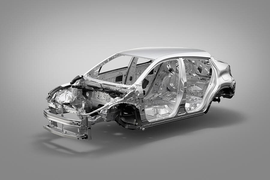 El C-HR está construido en base a la nueva arquitectura global de Toyota.