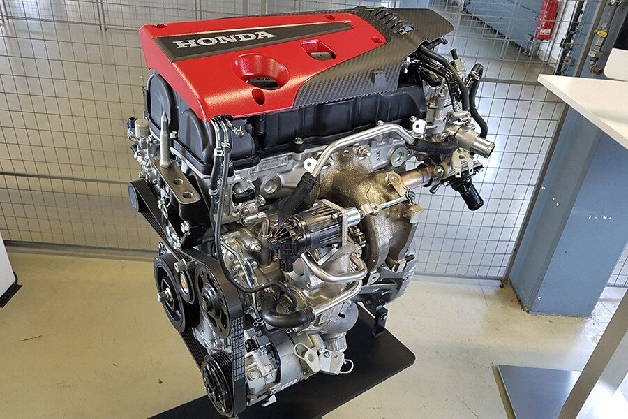 El motor del Type R es una joya de ingeniería.