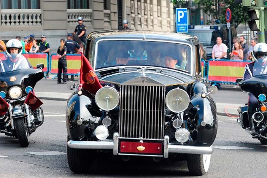 El Rolls-Royce Phantom IV es un símbolo ya de la Corona española.
