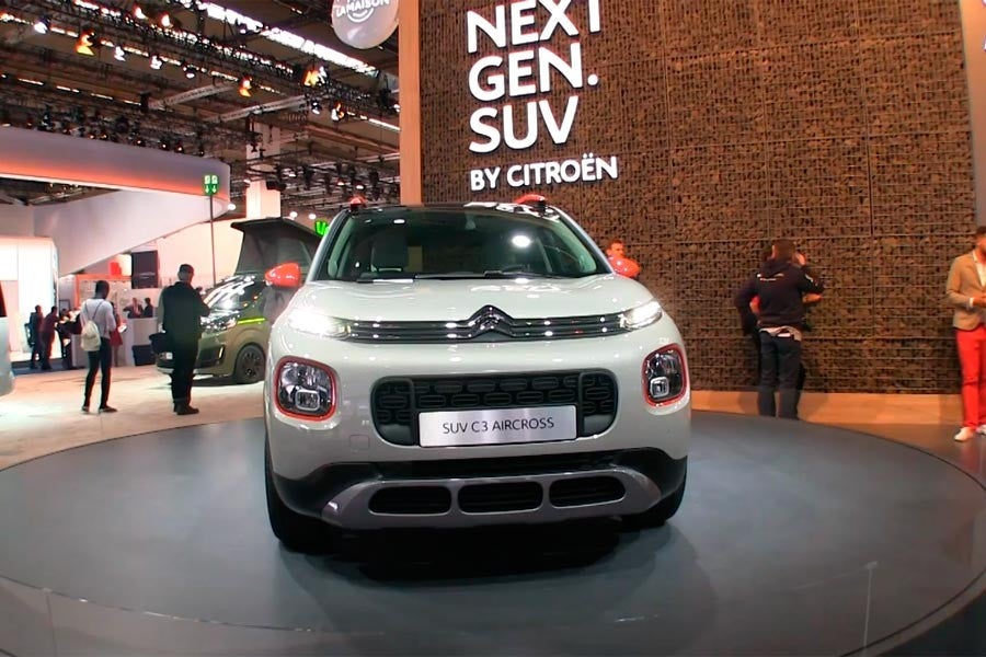 Nuevo Citroën C3 Aircross en el Salón de Frankfurt.