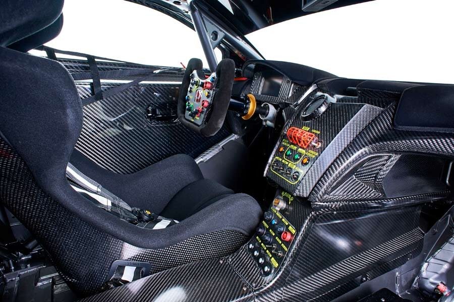 Interior del Honda NSX GT3.