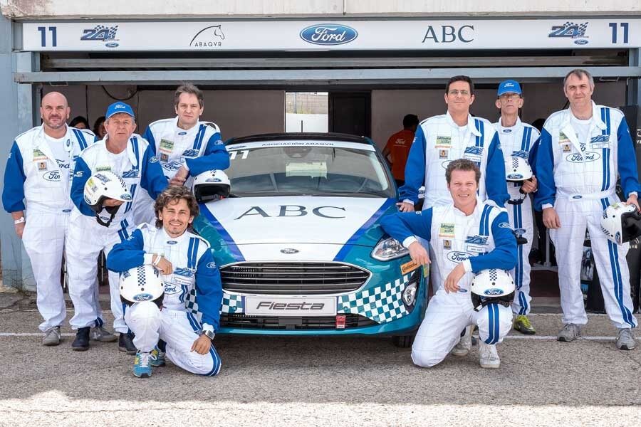 El equipo de pilotos del ABC ABAQUR en las 24 Horas Ford 2017