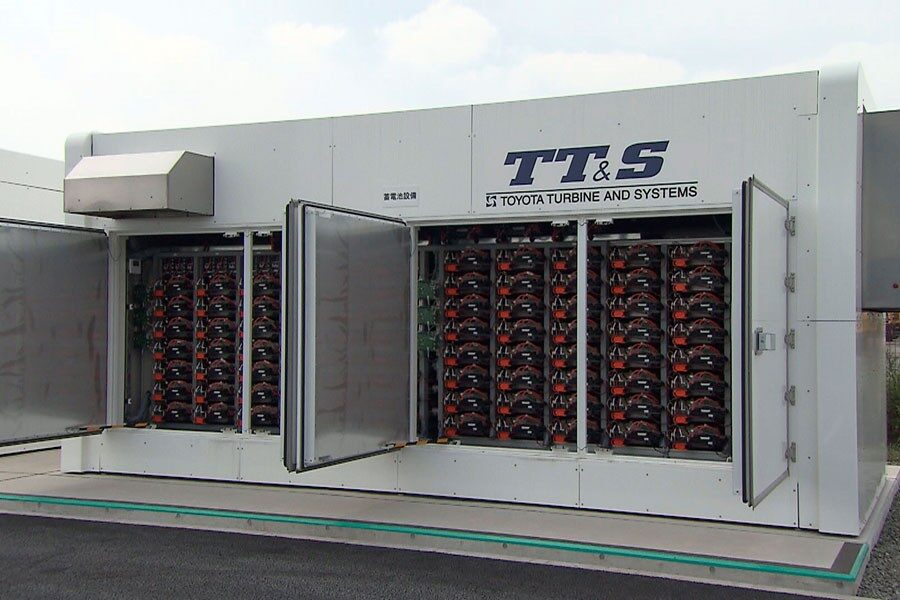 Sistema de almacenamiento del hidrógeno en baterías de Prius.