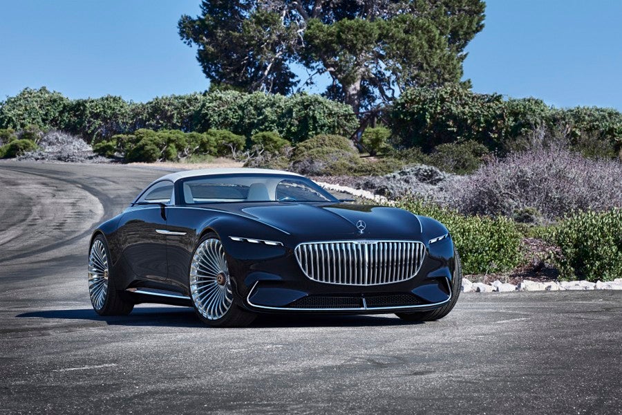 Vision Mercedes-Maybach 6 Cabriolet destaca por su elegante diseño.
