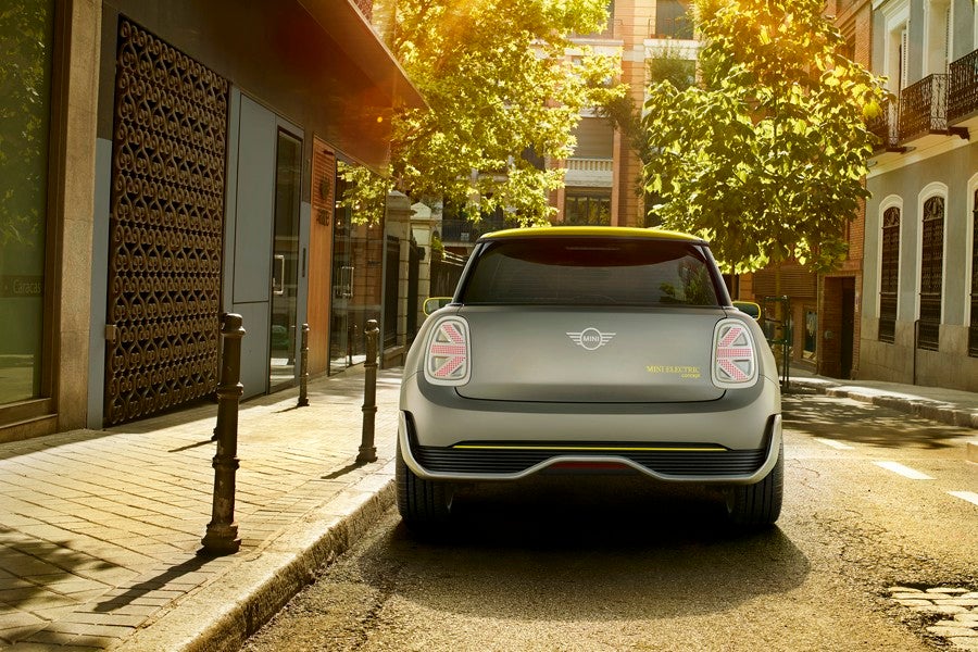 Las ópticas del Mini Electric Concept forman la «Union Jack»