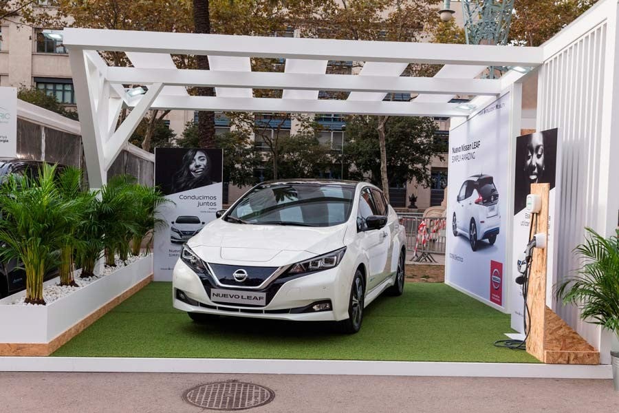 El nuevo Nissan Leaf se presenta en Barcelona.