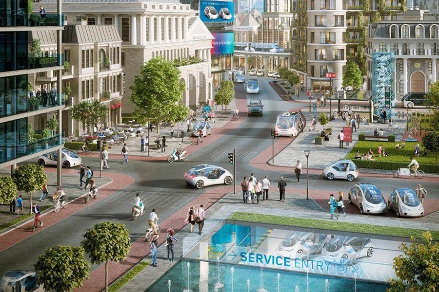 Los coches conectados que interactúen con las ciudades ‘inteligentes’ son el futuro.
