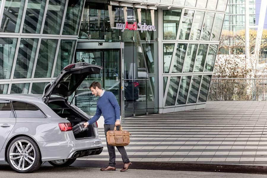 Audi on demand en el aeropuerto de Múnich (Alemania).