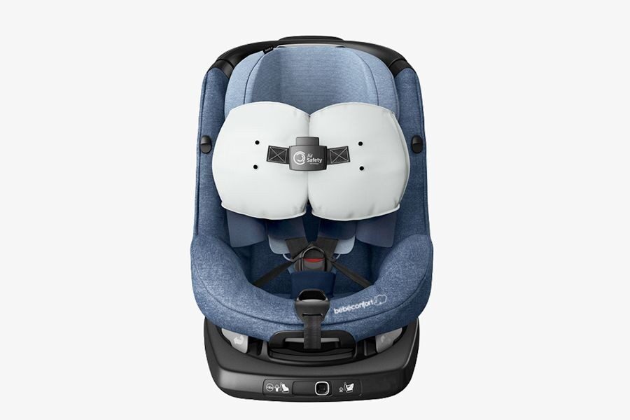 Los airbags de esta silla reducen las fuerzas que pueden hacer daño a los bebés.